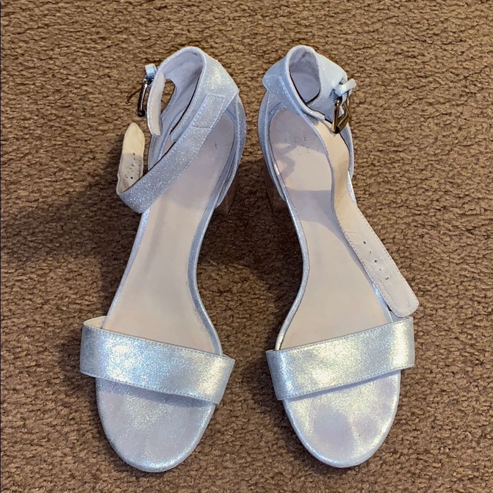 Metallic Silver Sandals